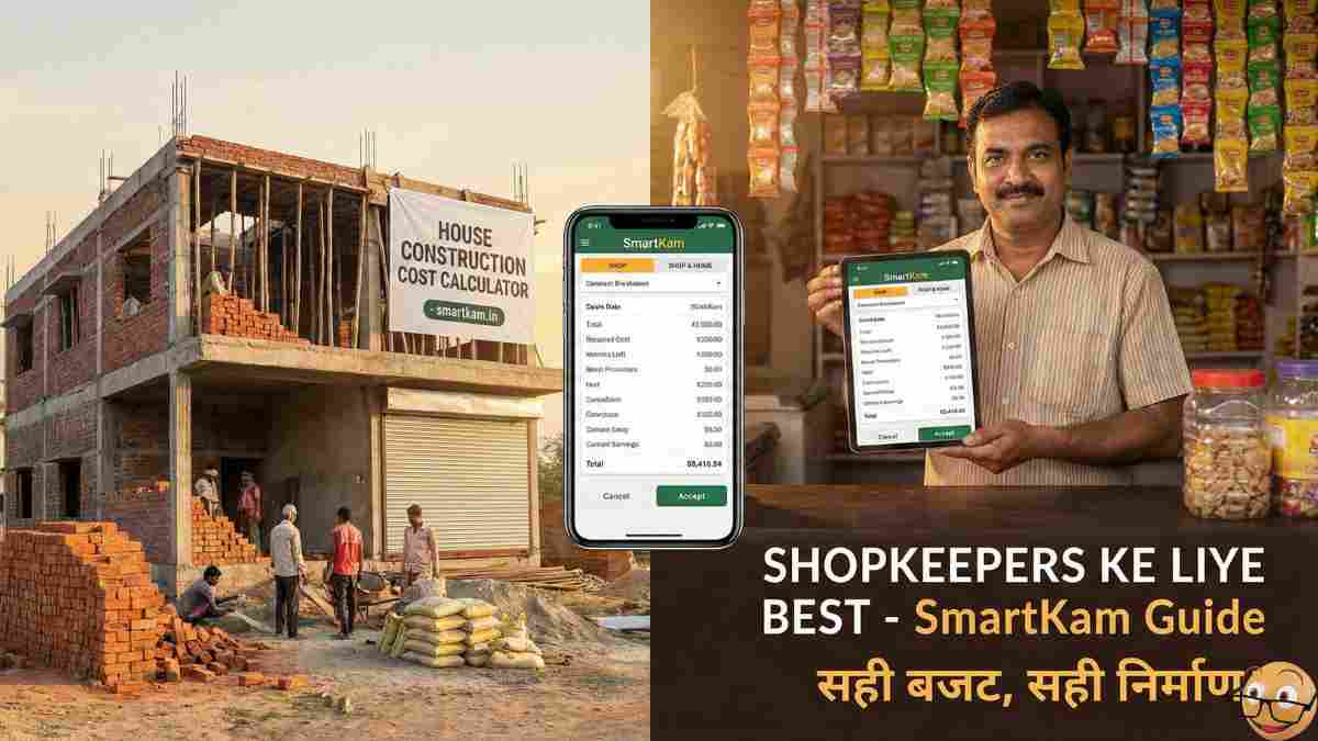 House Construction Cost Calculator : Shopkeepers Ke Liye Best