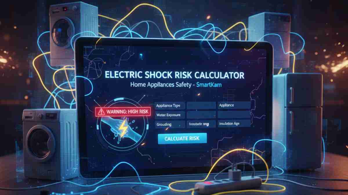 Electric Shock Risk Calculator Home Appliances Safety