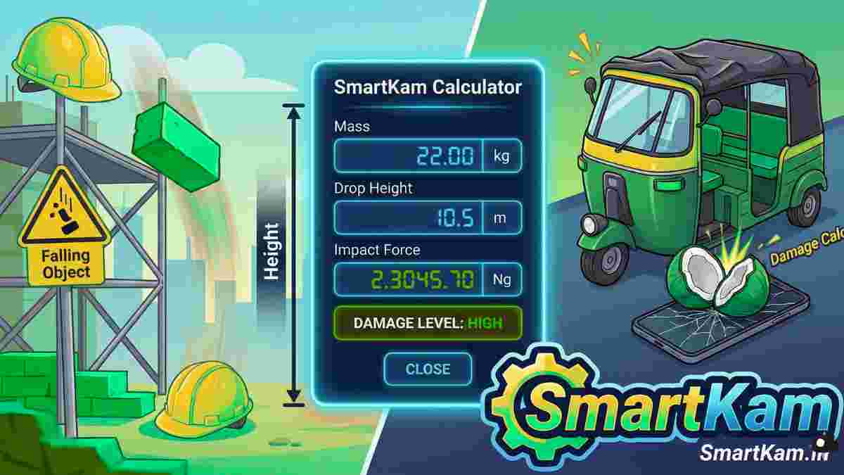 Falling Object Impact Force Calculator India