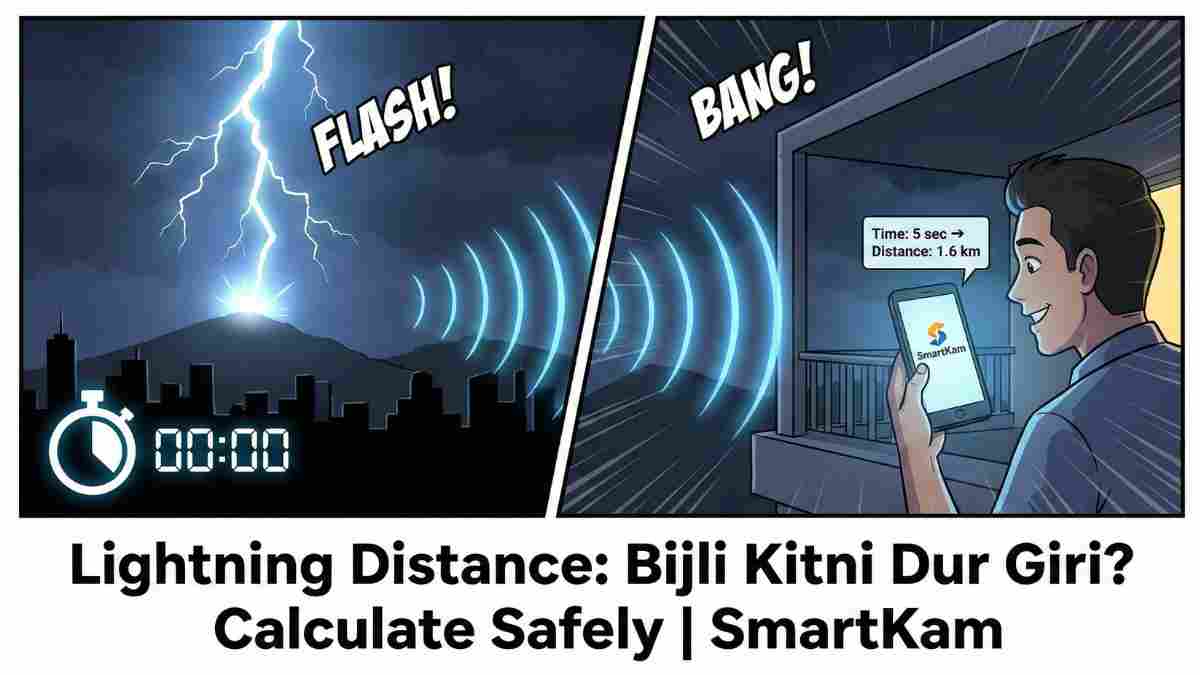 Lightning Distance: Bijli Kitni Dur Giri?